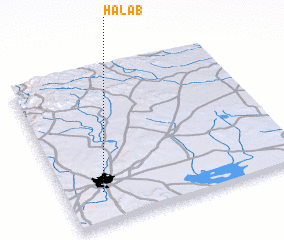 3d view of Ḩalab