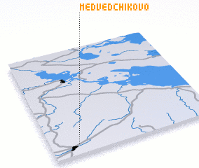 3d view of Medvedchikovo