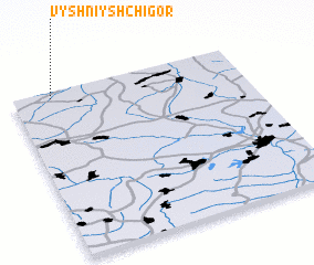 3d view of Vyshniy Shchigor