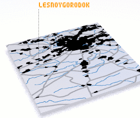 3d view of Lesnoy Gorodok