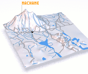 3d view of Machame