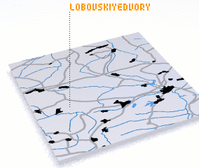 3d view of Lobovskiye Dvory