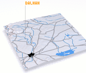 3d view of Dalḩah