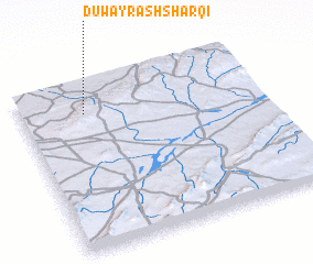 3d view of Duwayr ash Sharqī