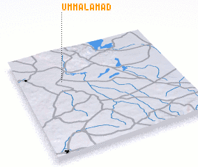 3d view of Umm al ‘Amad