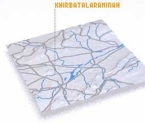 3d view of Khirbat al ‘Arāminah