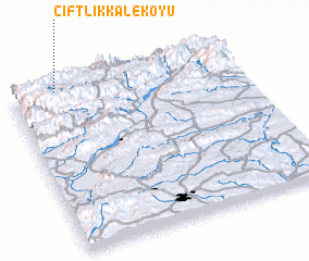 3d view of Çiftlikkaleköyü