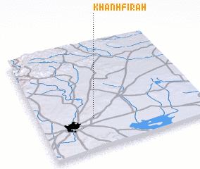 3d view of Khān Ḩfīrah