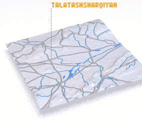 3d view of Ţal‘at ash Sharqīyah