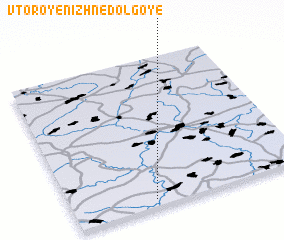 3d view of Vtoroye Nizhne-Dolgoye