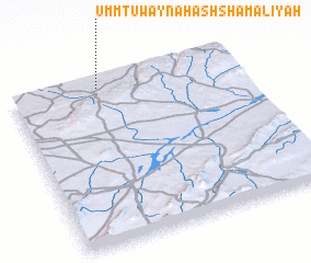 3d view of Umm Tuwaynah ash Shamālīyah