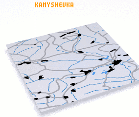 3d view of Kamyshevka