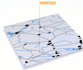 3d view of Kamenka