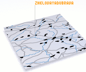 3d view of Zhelovaya Dubrava