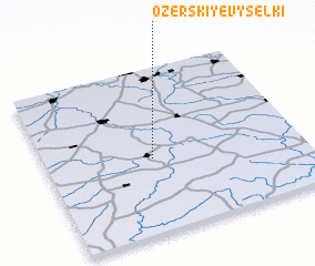 3d view of Ozerskiye Vyselki