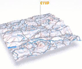 3d view of Eyüp