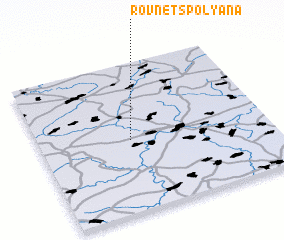 3d view of Rovnets-Polyana