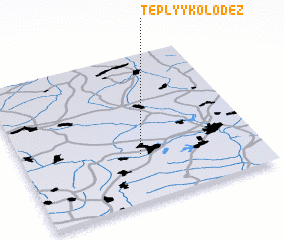 3d view of Tëplyy Kolodez\