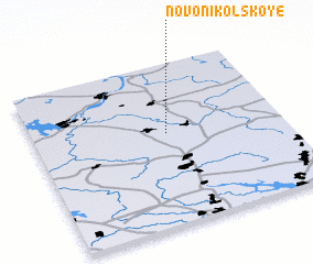 3d view of Novo-Nikol\