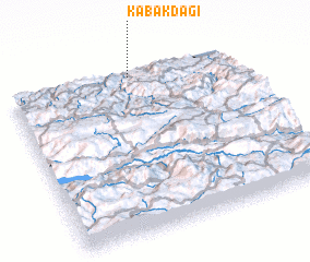 3d view of Kabakdağı