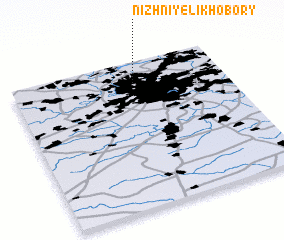 3d view of Nizhniye Likhobory