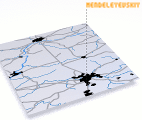 3d view of Mendeleyevskiy