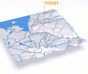 3d view of Tʼīs Isat