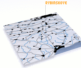 3d view of Rybinskoye