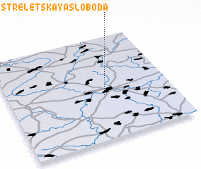 3d view of Streletskaya Sloboda