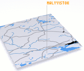 3d view of Malyy Istok