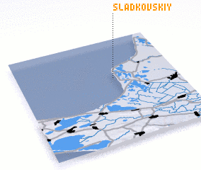 3d view of Sladkovskiy