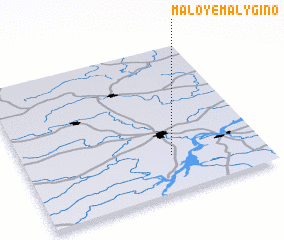 3d view of Maloye Malygino