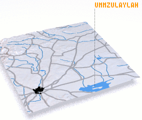 3d view of Umm Zulaylah