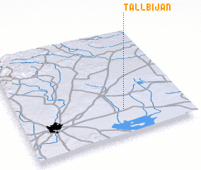 3d view of Tall Bījān