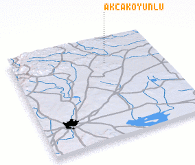 3d view of Akçakoyunlu