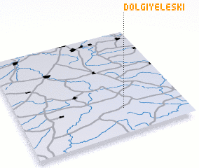 3d view of Dolgiye Leski