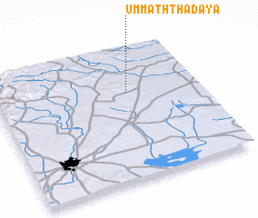 3d view of Umm ath Thadāyā