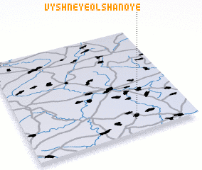 3d view of Vyshneye Ol\