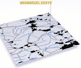 3d view of Arkhangelʼskoye