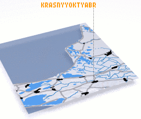 3d view of Krasnyy Oktyabr\