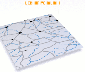 3d view of Verkhniye Kalinki