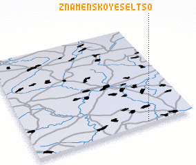 3d view of Znamenskoye Sel\