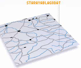 3d view of Staraya Blagodat\