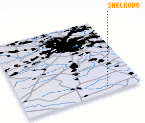 3d view of Shëlkovo