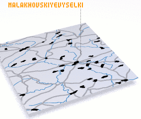 3d view of Malakhovskiye Vyselki