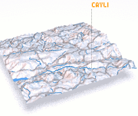 3d view of Çaylı