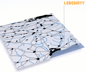 3d view of Lebedinyy