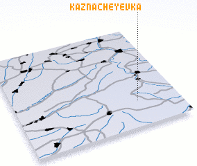 3d view of Kaznacheyevka