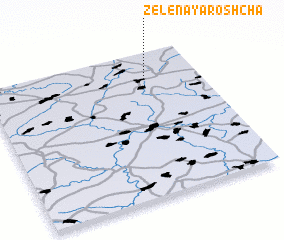 3d view of Zelënaya Roshcha