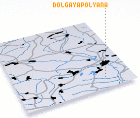 3d view of Dolgaya Polyana